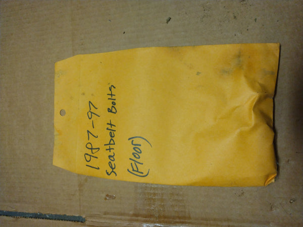 1987-97 f-series and bronco seatbelt bolts (floor)