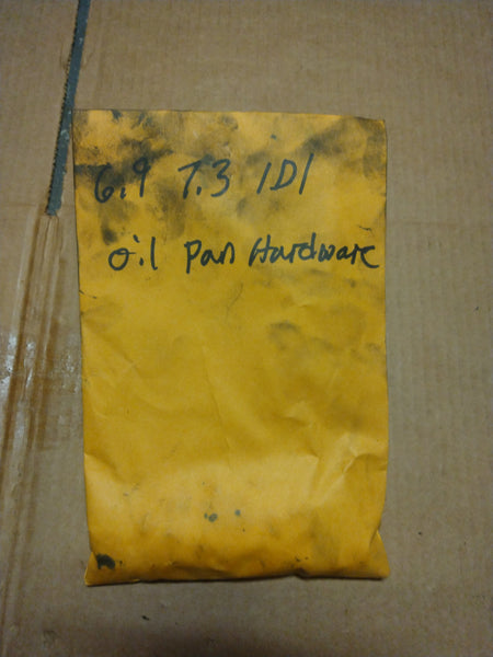 6.9 7.3 idi oil pan hardware