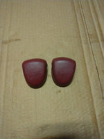 Ford 1992-97 f-series and Bronco seatbelt caps(ruby red)