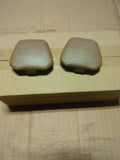 Ford 1987-91 f-series and Bronco seatbelt caps(tan)