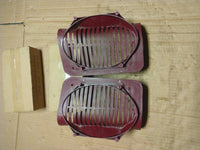 1992-97 single cab rear speaker grills (ruby red)
